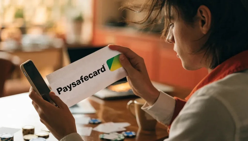 Igrač plaća u online kasinu Paysafecard bonom